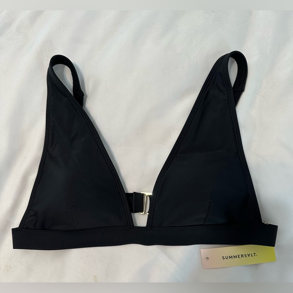 NWT black bikini top from Summersalt.